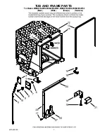 Предварительный просмотр 7 страницы Maytag MDB4651AWB - Tall Tub Dishwasher Parts List