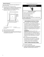 Предварительный просмотр 4 страницы Maytag MDB4651AWS - 24 Inch Full Console Dishwasher Installation Instructions Manual