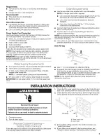 Предварительный просмотр 5 страницы Maytag MDB4651AWS - 24 Inch Full Console Dishwasher Installation Instructions Manual