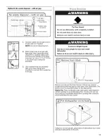 Предварительный просмотр 11 страницы Maytag MDB4949SDE0 Installation Instructions Manual