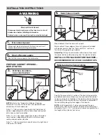 Предварительный просмотр 9 страницы Maytag MDB4949SHZ Installation Instructions Manual