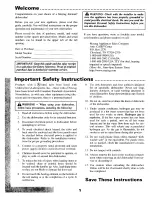 Предварительный просмотр 2 страницы Maytag MDB5100 User Manual