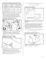 Предварительный просмотр 13 страницы Maytag MDB6709AWQ - Jetclean Plus 24 in. Dishwasher Installation Instructions Manual