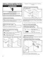 Предварительный просмотр 6 страницы Maytag MDB6769AWB4 Installation Instructions Manual