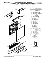 Предварительный просмотр 1 страницы Maytag MDB7709AWB0 Parts List