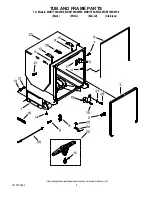 Предварительный просмотр 5 страницы Maytag MDB7709AWB0 Parts List