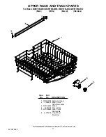 Предварительный просмотр 11 страницы Maytag MDB7709AWB0 Parts List