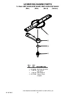 Предварительный просмотр 13 страницы Maytag MDB7709AWB0 Parts List