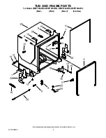 Предварительный просмотр 5 страницы Maytag MDB7709AWB2 Parts List