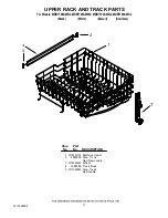 Предварительный просмотр 11 страницы Maytag MDB7709AWB2 Parts List