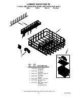 Предварительный просмотр 12 страницы Maytag MDB7709AWB2 Parts List