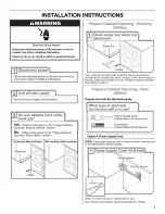 Предварительный просмотр 7 страницы Maytag MDB7749S Installation Instructions Manual