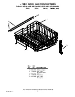 Предварительный просмотр 11 страницы Maytag MDB7809AWB2 Parts List