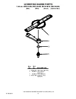 Предварительный просмотр 13 страницы Maytag MDB7809AWB2 Parts List