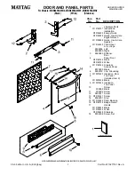 Предварительный просмотр 1 страницы Maytag MDB8959AWB0 Parts List