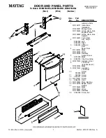 Предварительный просмотр 1 страницы Maytag MDB8959AWB2 Parts List