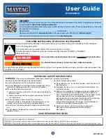 Предварительный просмотр 1 страницы Maytag MDB8979SEZ User Manual