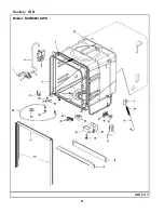 Предварительный просмотр 10 страницы Maytag MDB9601AWS - Jetclean III Dishwasher Repair Parts List Manual