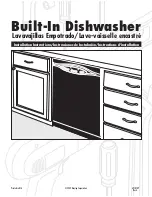 Maytag MDB9750BWW Installation Instructions Manual предпросмотр