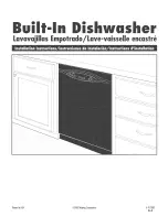 Maytag MDBH950AWB Installation Instructions Manual предпросмотр