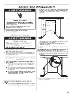 Preview for 35 page of Maytag MDD8000AWS - Built in Double Drawer Dishwasher Installation Instructions Manual