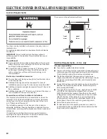 Preview for 10 page of Maytag MDE17CS Installation Instructions Manual