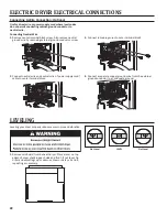 Preview for 22 page of Maytag MDE17CS Installation Instructions Manual