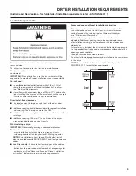 Предварительный просмотр 9 страницы Maytag MDE18PD Installation Instructions Manual