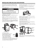 Предварительный просмотр 16 страницы Maytag MDE18PD Installation Instructions Manual