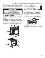 Предварительный просмотр 13 страницы Maytag MDE25PD Installation Instructions Manual