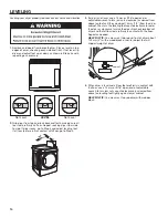 Предварительный просмотр 14 страницы Maytag MDE25PD Installation Instructions Manual