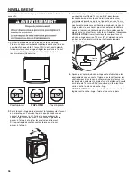 Предварительный просмотр 36 страницы Maytag MDE25PD Installation Instructions Manual