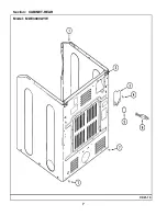 Предварительный просмотр 8 страницы Maytag MDE3000AYW Repair Parts List Manual