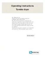 Maytag MDE9651 Operating Instructions Manual предпросмотр