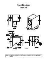 Preview for 11 page of Maytag MDG-50 Installation Manual