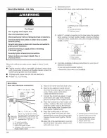 Предварительный просмотр 14 страницы Maytag MDG17CSAWW - 7.4 cu. Ft. Commercial Gas Dryer Installation Instructions Manual