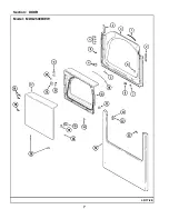 Preview for 8 page of Maytag MDG2500BWW Repair Parts List Manual