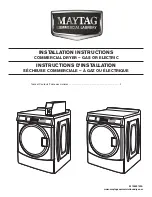 Maytag MDG28PDCWW Installation Instructions Manual предпросмотр