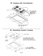 Preview for 3 page of Maytag MEC4430AAB - 30 Inch Electric Cooktop Installation Instructions Manual