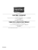 Maytag MEC7430W - 30 in. Electric Cooktop Use And Care Manual предпросмотр