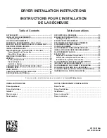 Предварительный просмотр 1 страницы Maytag MED5630HW Installation Instructions Manual