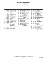 Предварительный просмотр 6 страницы Maytag MED5801TW0 Parts List