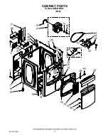 Предварительный просмотр 3 страницы Maytag MED6300TQ0 Parts List