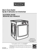 Предварительный просмотр 1 страницы Maytag MED7100DC Use & Care Manual