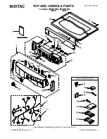 Maytag MED9700SB0 Parts List предпросмотр