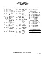 Preview for 4 page of Maytag MED9800TK0 Parts List