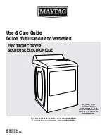 Maytag MEDB766FW Use & Care Manual предпросмотр