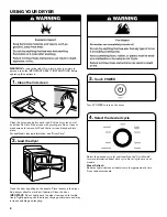 Предварительный просмотр 8 страницы Maytag MEDB766FW0 Use & Care Manual