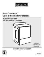 Maytag MEDB835DC4 Use & Care Manual предпросмотр