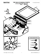 Maytag MEDE300VF0 Parts List предпросмотр